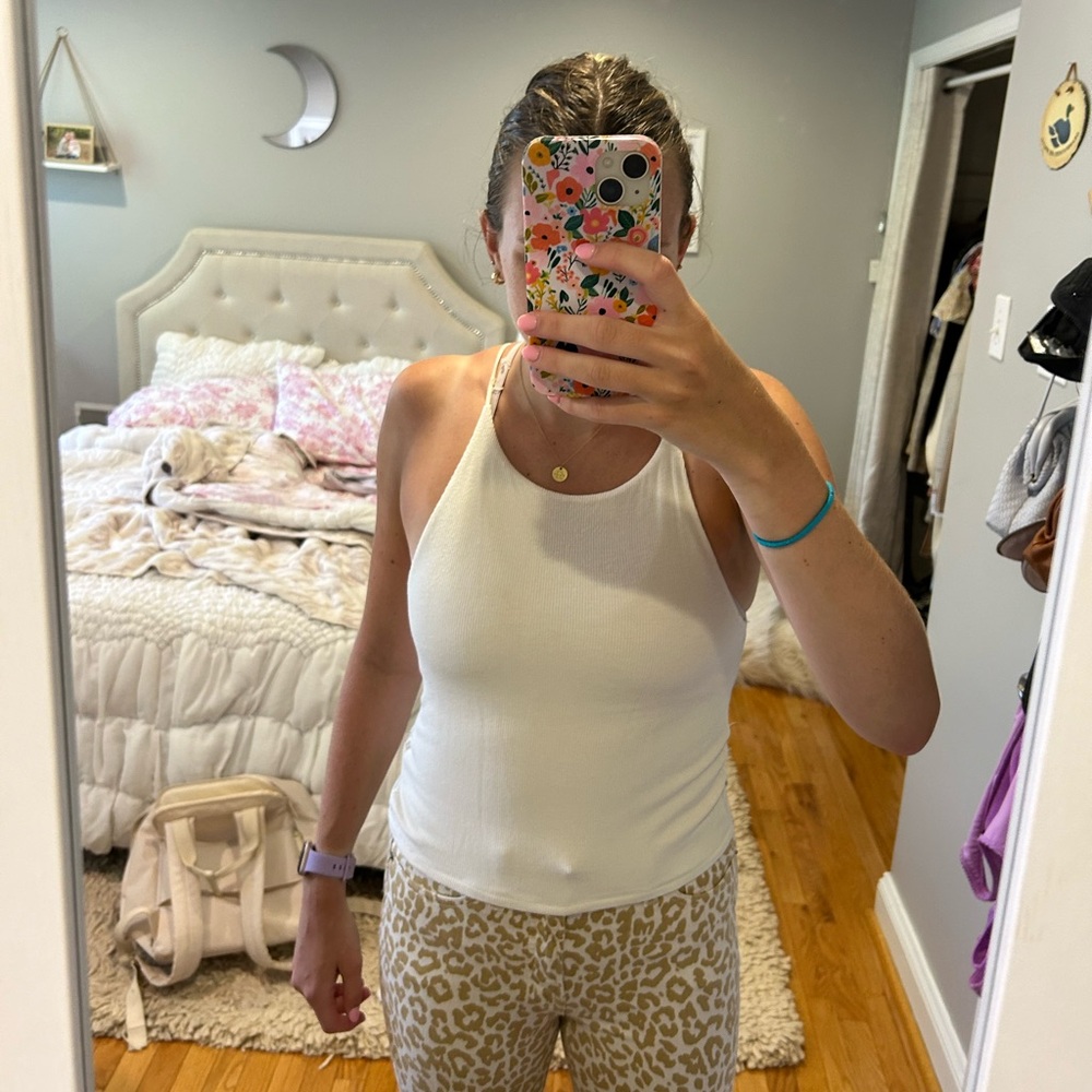 American eagle white tank